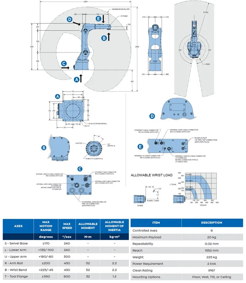 Yaskawa Motoman NEX20 — view 2