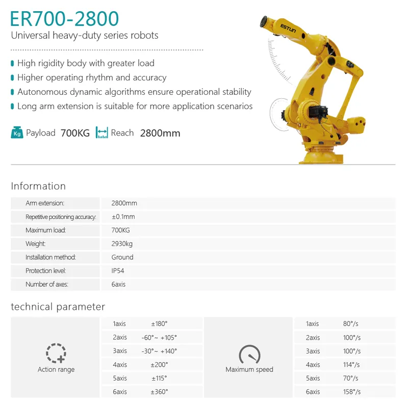 Estun ER700-2800 — view 1