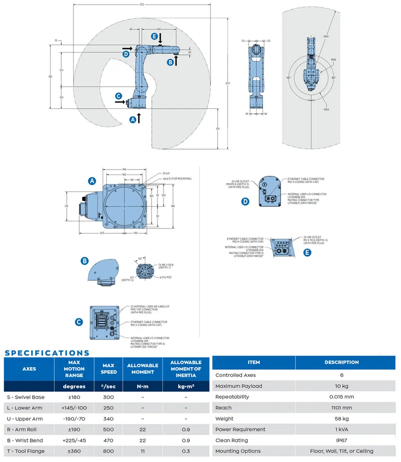 Yaskawa Motoman NEX10 — view 2
