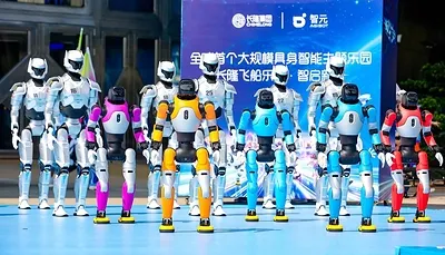 AGIBOT's 20,000th Robot Goes to a Chinese Theme Park, Not a Factory