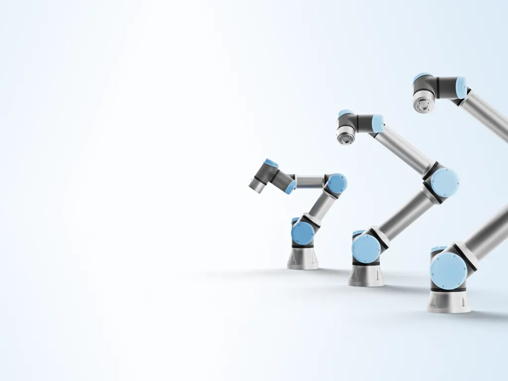 Universal Robots UR10e collaborative robot, representing the cobot category whose order share cooled in Q2 2026